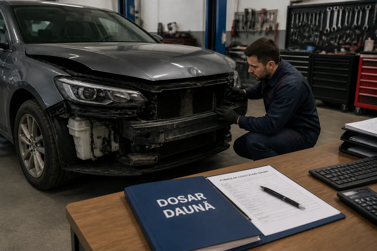 reparație și despăgubire RCA după accident