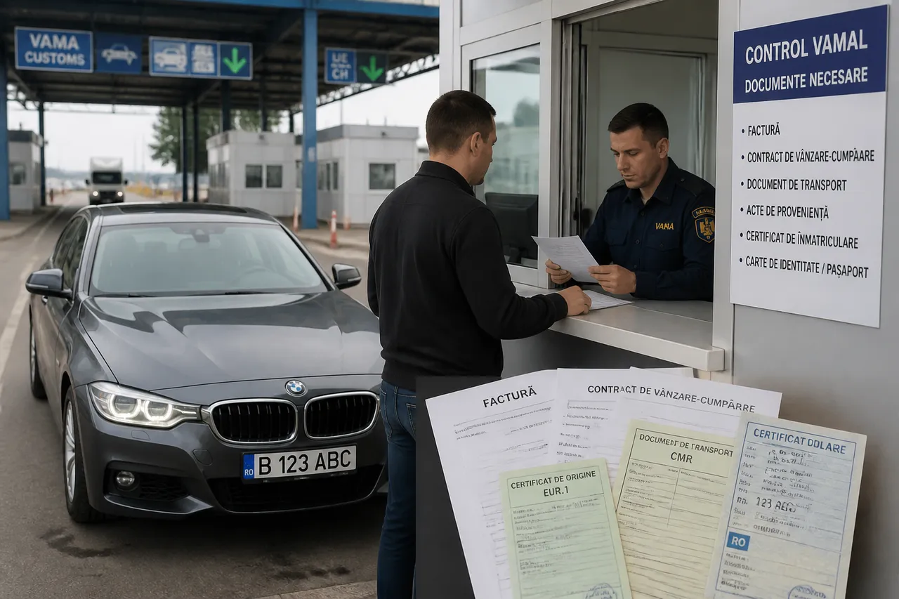 verificare vamală mașină importată din afara UE