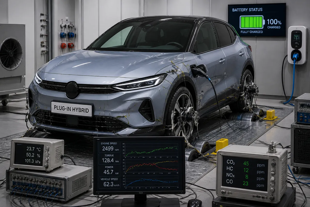 consum oficial WLTP mașină plug-in hybrid