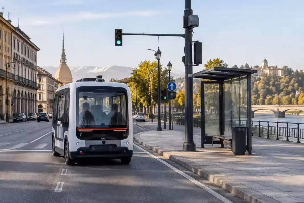 Torino testează autobuzul autonom AuToMove