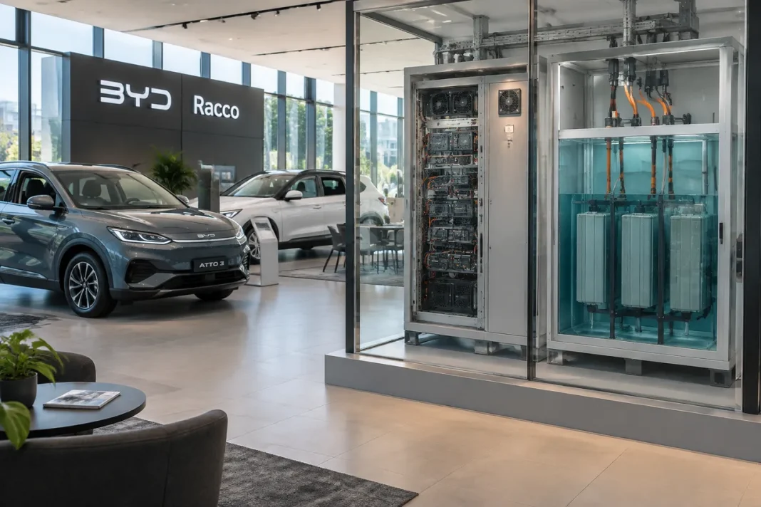 Un brevet BYD separă bateria scufundată de electronicele păstrate uscate
